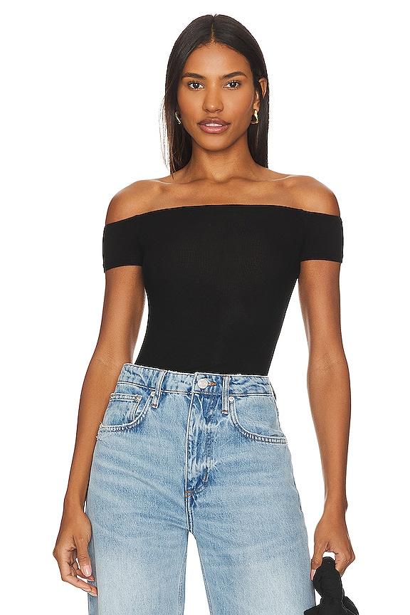 Michael Lauren Parket Top in Black by MICHAEL LAUREN