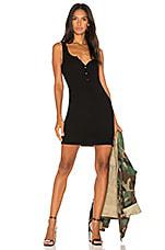 Michael Lauren Runner Tank Dress in Black by MICHAEL LAUREN
