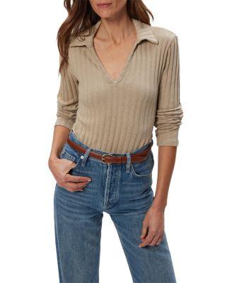 Liyah L/S Collared Top by MICHAEL STARS