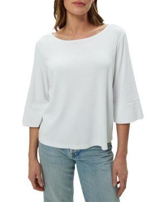 Rosalynn Wide Sleeve Boatneck Top by MICHAEL STARS