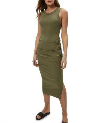 Wren Ruched Midi Dress by MICHAEL STARS