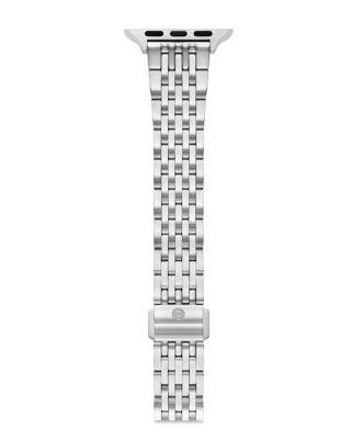 Tapered Seven Link Stainless Bracelet Band for Apple Watch&reg; by MICHELE