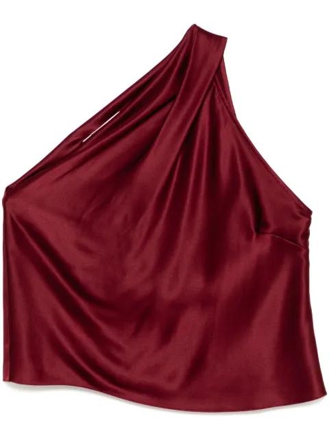 asymmetrical halter neck top by MICHELLE MASON
