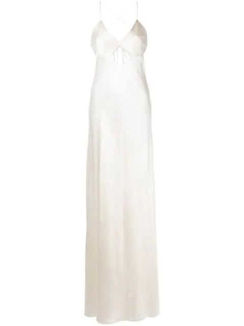 cut-out detail gown by MICHELLE MASON