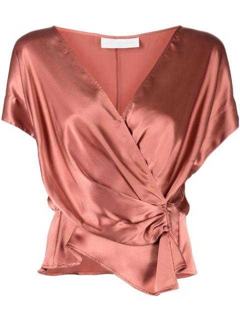 open-neck top by MICHELLE MASON