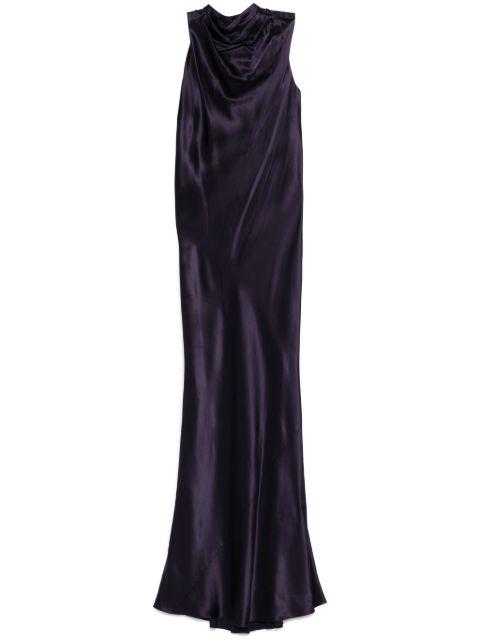 ruffle bias gown by MICHELLE MASON
