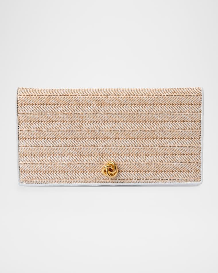Eloise Textured Clutch bag by MICHELLE WILHITE