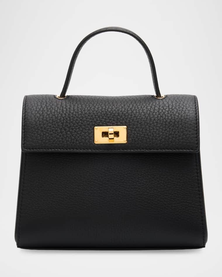 Palais Royal Taurillon Leather Top-Handle Bag by MICHINO PARIS