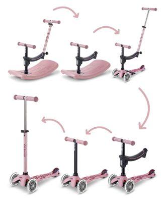 | Mini Deluxe Rock & Go LED Modular Ride-On/Scooter - Ages 1-6 Years by MICRO KICKBOARD