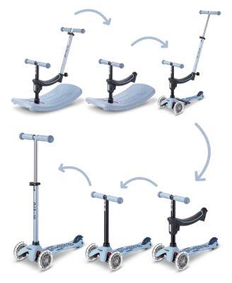 | Mini Deluxe Rock & Go LED Modular Ride-On/Scooter - Ages 1-6 Years by MICRO KICKBOARD