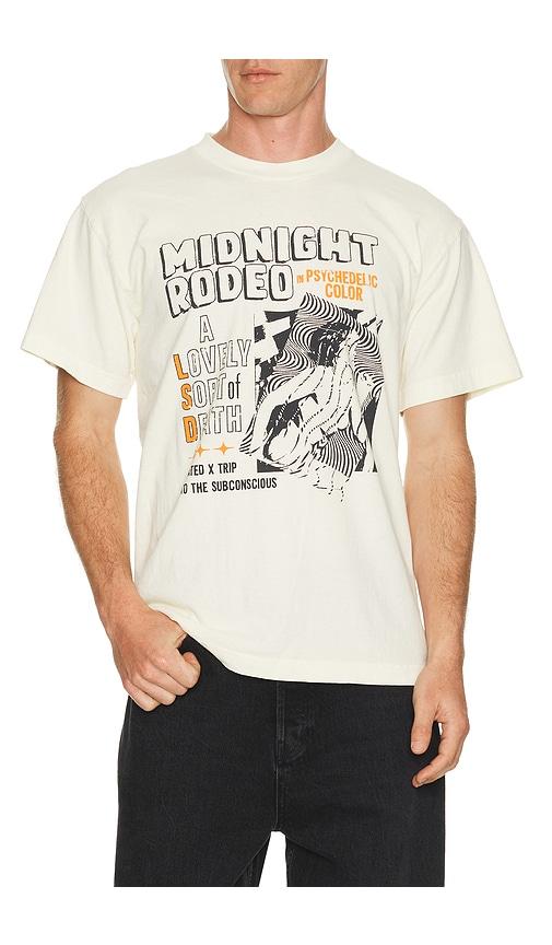 Midnight Rodeo American Exxtasy Tee in Cream by MIDNIGHT RODEO