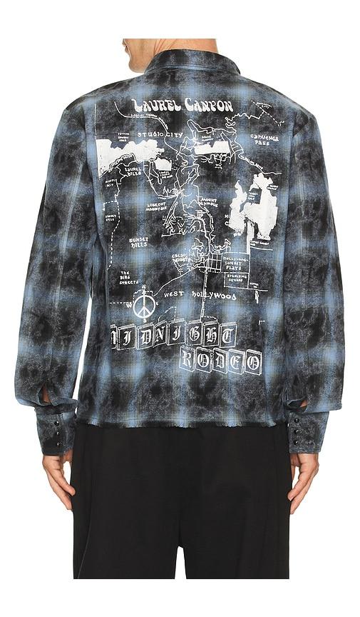 Midnight Rodeo Flannel Shirt in Blue by MIDNIGHT RODEO