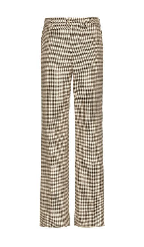 Midnight Rodeo Flared Tailored Trousers in Brown by MIDNIGHT RODEO
