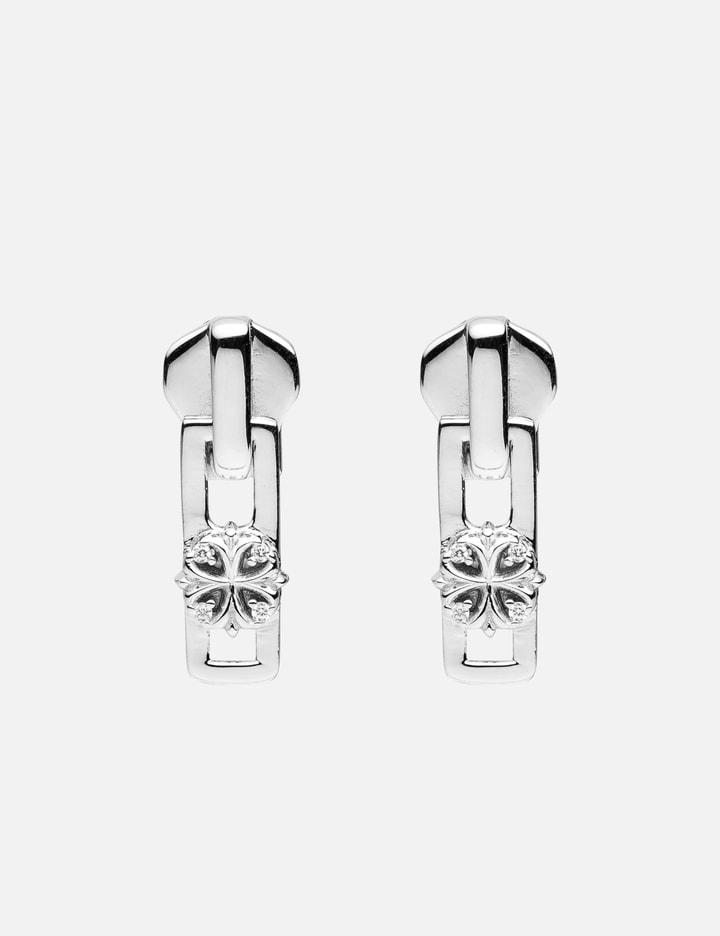 Maltese Cross Quadruplets Zipper Puller Earrings by MIDNIGHTFACTORY