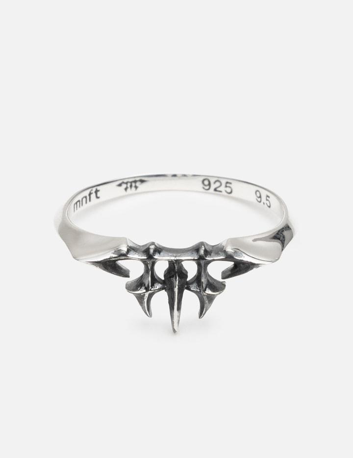 Monogram Oxidised Ring by MIDNIGHTFACTORY