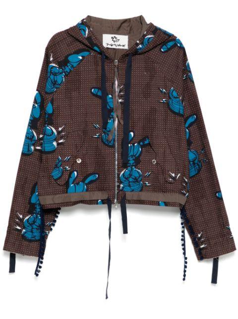 drawstring detailing jacket by MIDORIKAWA