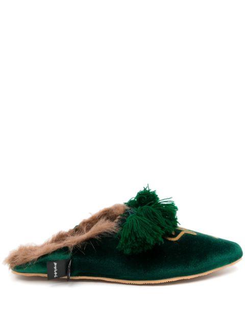 pointed-toe slippers by MIDORIKAWA