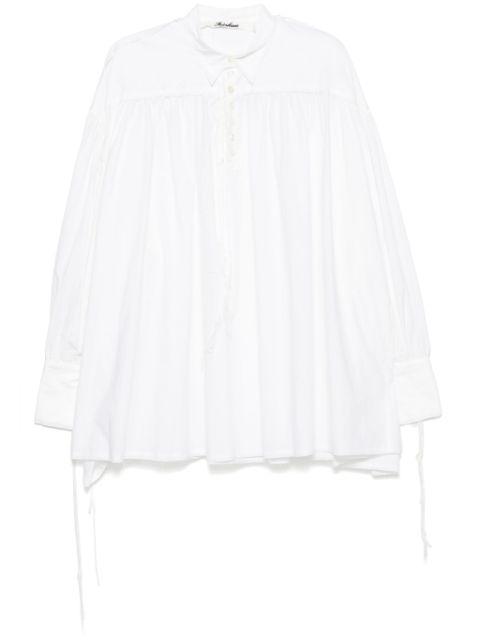raw edge blouse by MIDORIKAWA