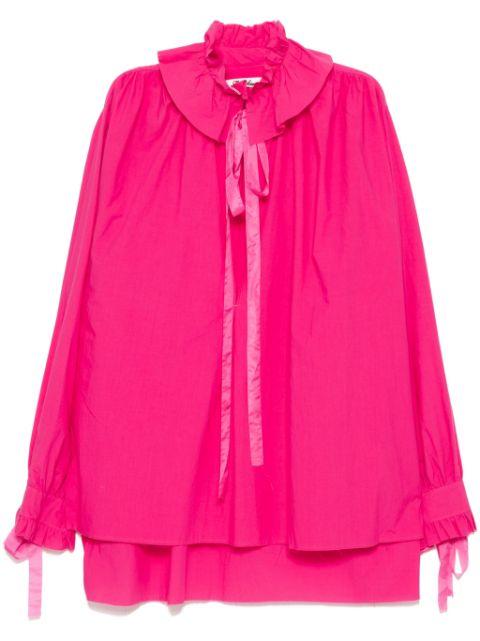 raw edge blouse by MIDORIKAWA