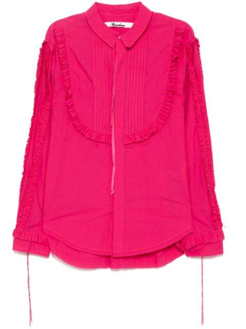 raw edge blouse by MIDORIKAWA
