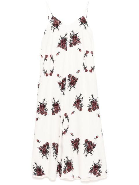 thin shoulder strap dress by MIDORIKAWA