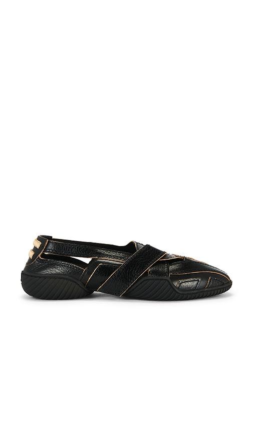 Miista Loda Ballerina Flat in Black by MIISTA