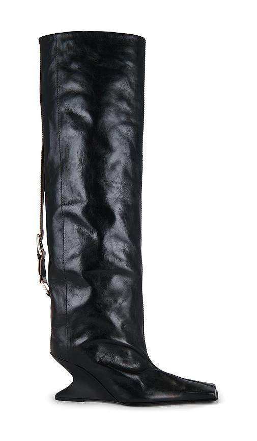 Miista Mattie Tall Boots in Black by MIISTA