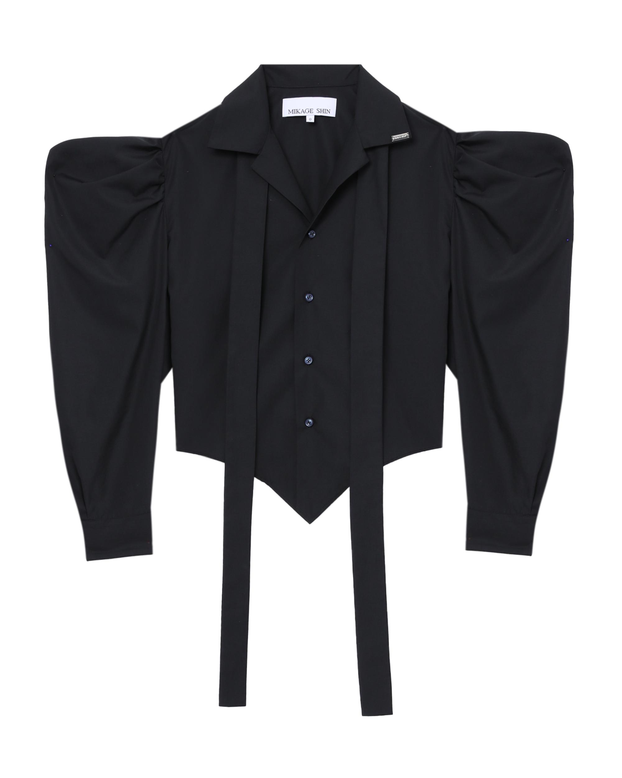 Bowtie power shirt by MIKAGE SHIN