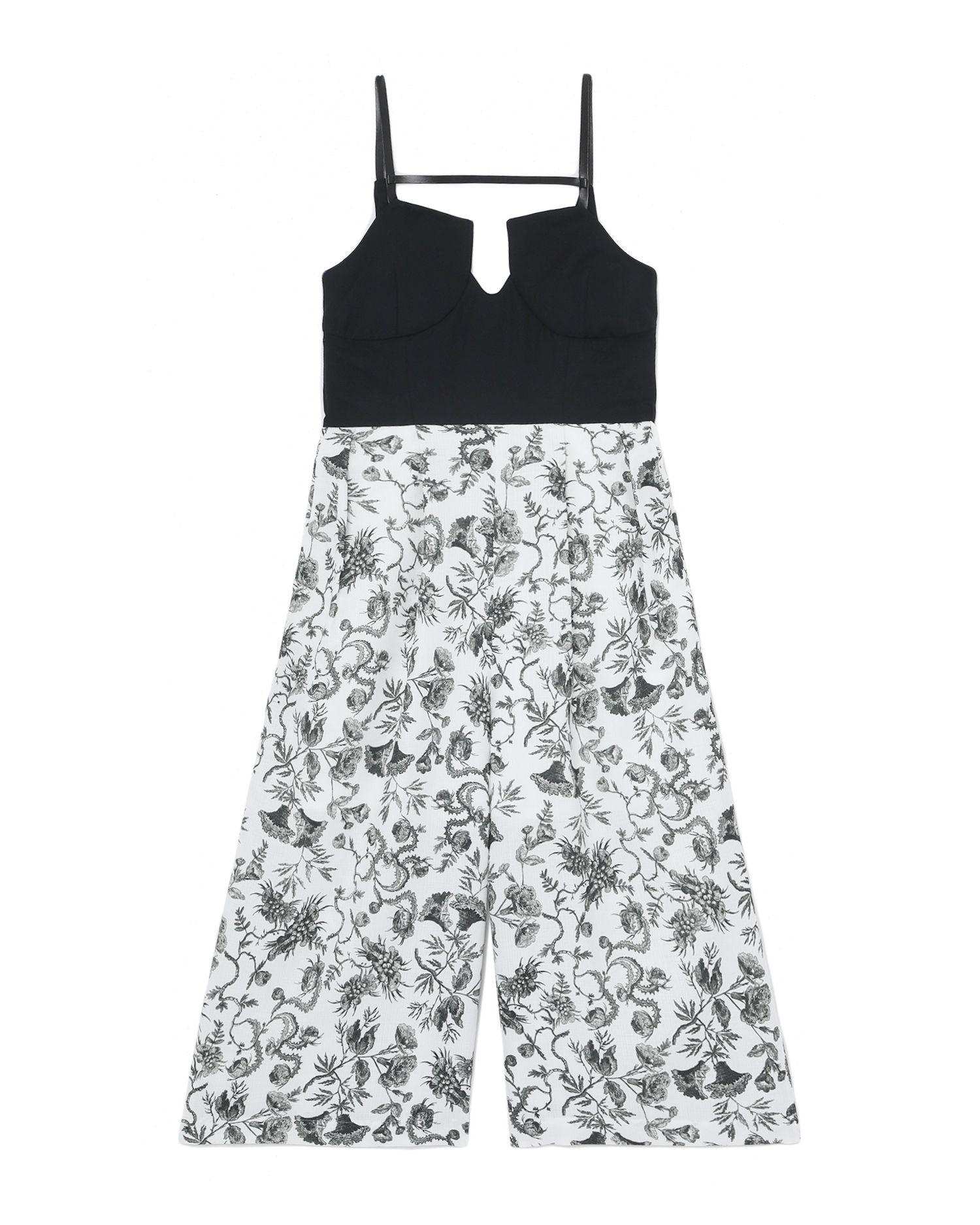 Full-body floral pants by MIKAGE SHIN
