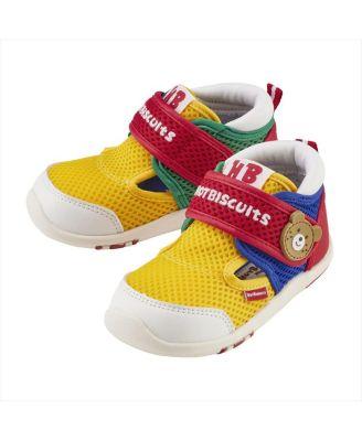 Unisex Double Russell Energy Hot Biscuits Mesh First Walker Shoes by MIKI HOUSE Unisex Double Russell Energy Hot Biscuits Mesh First Walker Shoes by MIKI HOUSE