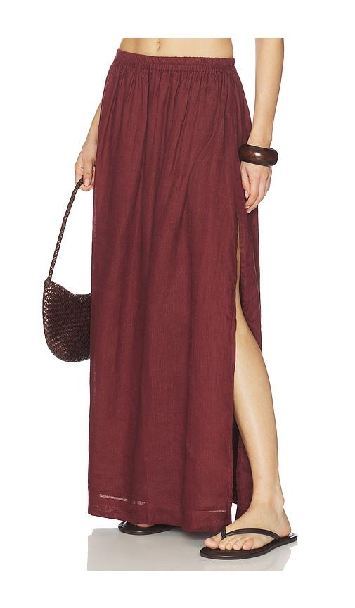 MIKOH Ciel Maxi Skirt in Brown by MIKOH