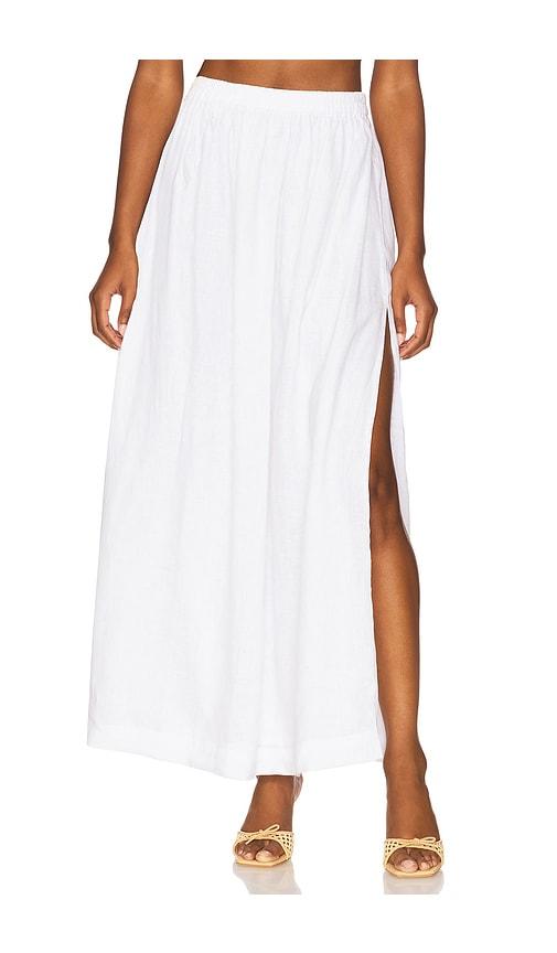 MIKOH Ciel Skirt in White by MIKOH