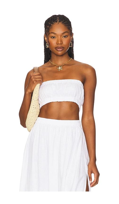 MIKOH Marlien Top in White by MIKOH