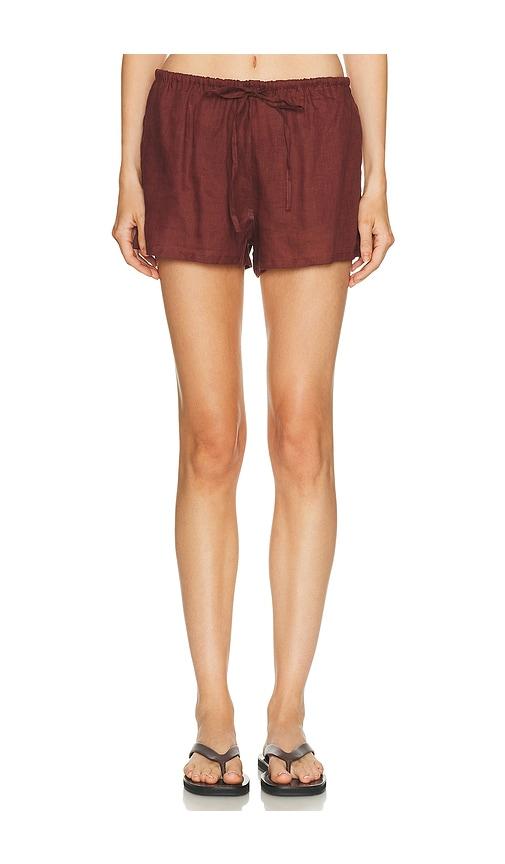 MIKOH Uma Shorts in Brown by MIKOH