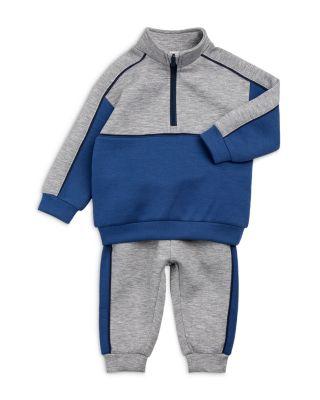 Boys' Color Blocked Half Zip Sweatshirt & Jogger Pants Set - Baby by MILES THE LABEL