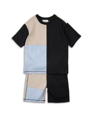Boys' Color Blocked Tee & Shorts Set - Baby by MILES THE LABEL