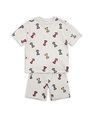 Boys' Race Car Print Tee & Shorts Set - Baby by MILES THE LABEL