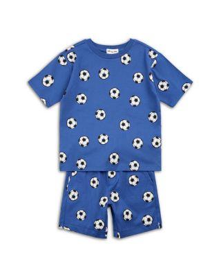 Boys' Soccer Print Tee & Shorts Set - Baby by MILES THE LABEL