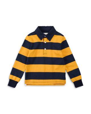 Boys' Striped Rugby Polo Shirt - Little Kid by MILES THE LABEL