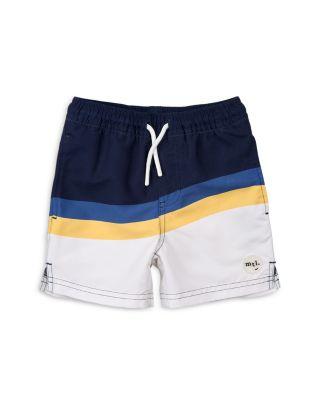 Boys' Striped Swim Trunks - Little Kid by MILES THE LABEL