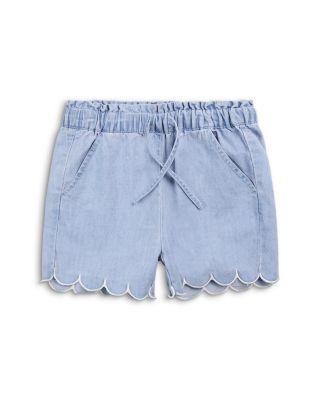 Girls' Chambray Denim Shorts - Little Kid by MILES THE LABEL