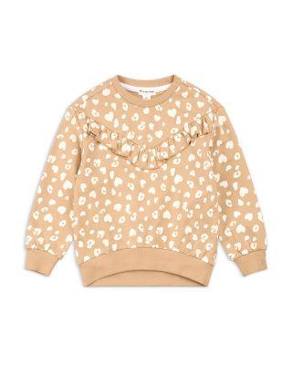 Girls' Cheetah Print Sweatshirt - Little Kid by MILES THE LABEL