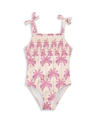 Girls' Palm Print One Piece Swimsuit - Baby by MILES THE LABEL