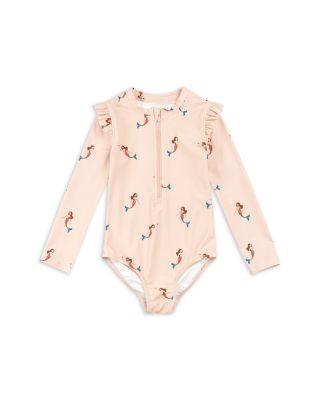 Girls' Printed Long Sleeved Swimsuit - Baby by MILES THE LABEL