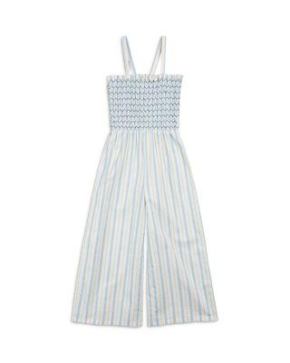 Girls' Striped Long Tank Jumpsuit - Little Kid by MILES THE LABEL