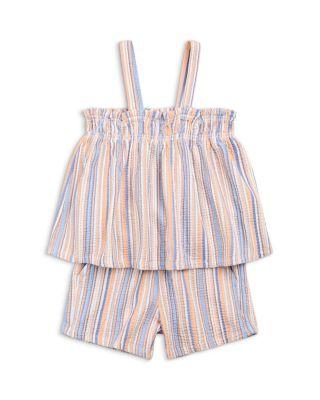Girls' Striped Tank Top & Shorts Set - Baby by MILES THE LABEL