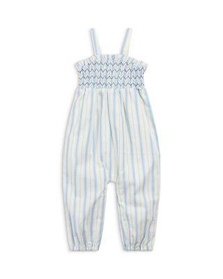 Girls' Striped Woven Coverall - Baby by MILES THE LABEL