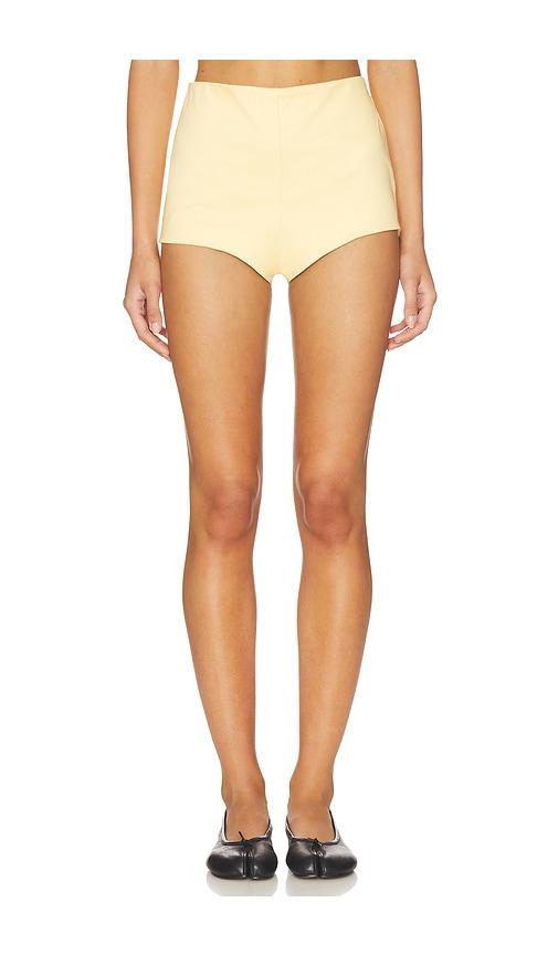 Milkwhite Shorts in Yellow by MILKWHITE