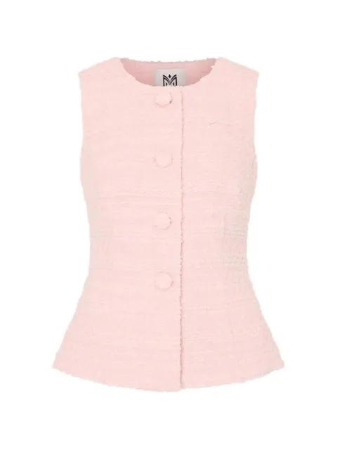 Bryn tweed vest by MILLY