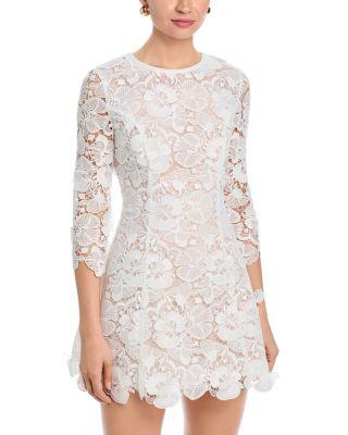 Emmie Lace Mini Dress by MILLY